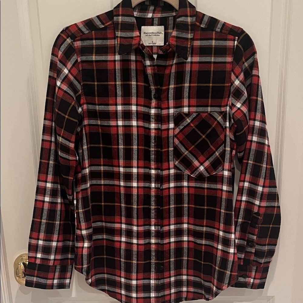 Girls Abercrombie & Fitch plaid shirt